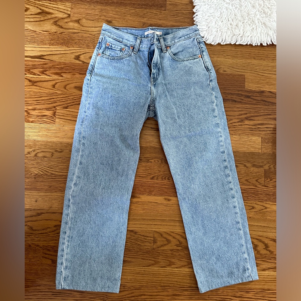 Levi’s low pro mid rise straight jeans